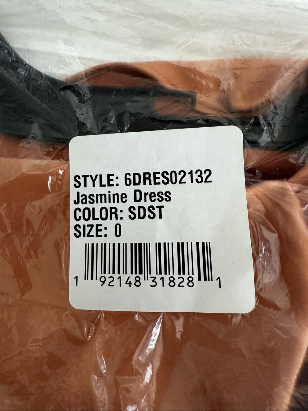 A.L.C. One-Shoulder Satin Dress in Copper - Picture 9 of 10